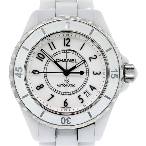 chanel white watch j12 price